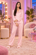 Slumber Squad Satin PJ Set – Blush Pink