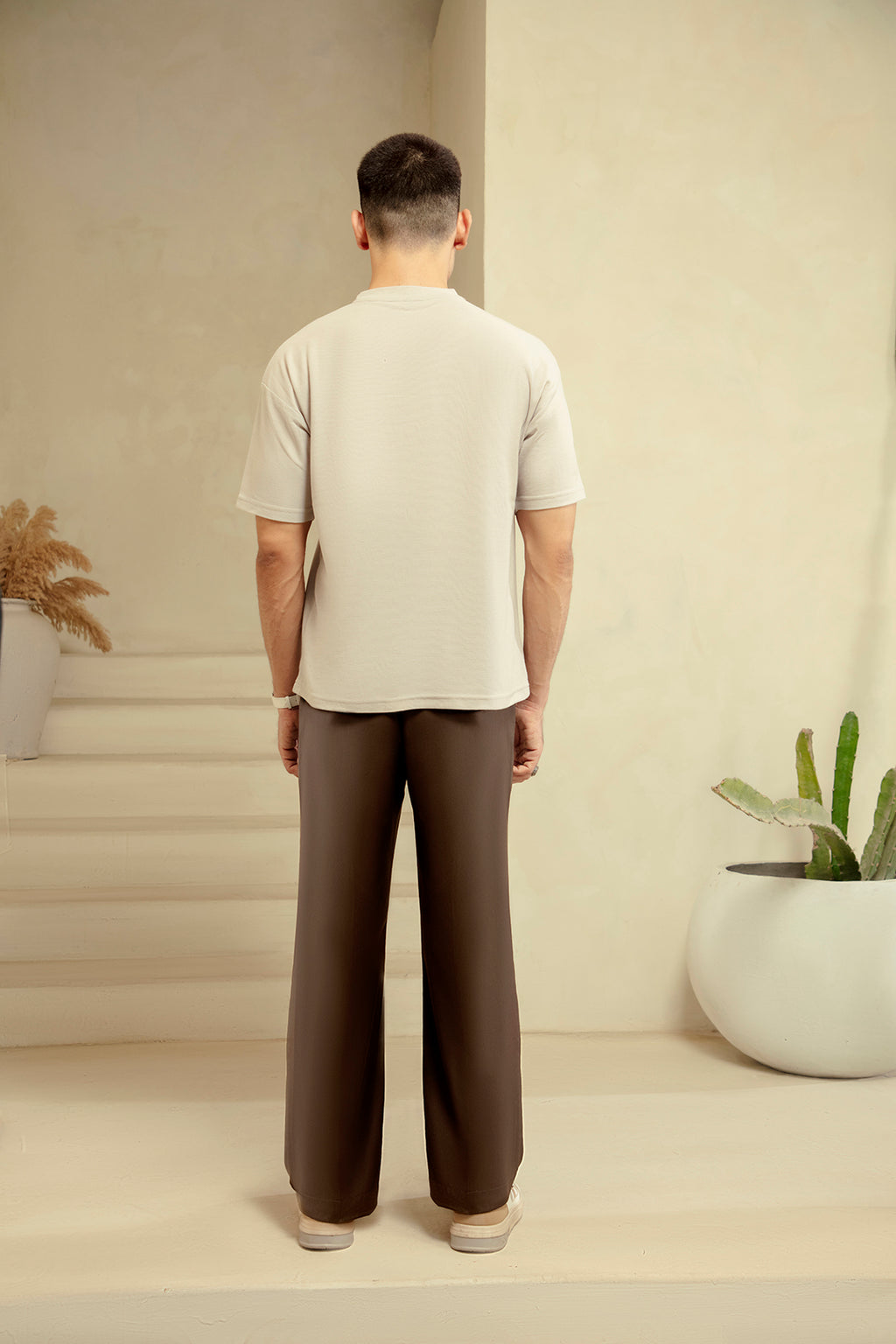VALTRO SANDY GRAY BASIC T-SHIRT