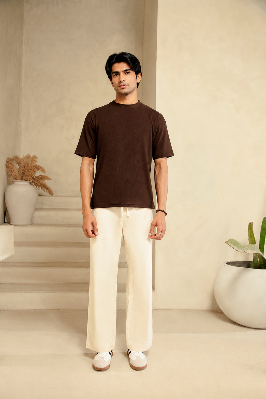 VALTRO BASIC BROWN T-SHIRT