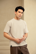 VALTRO SANDY GRAY BASIC T-SHIRT