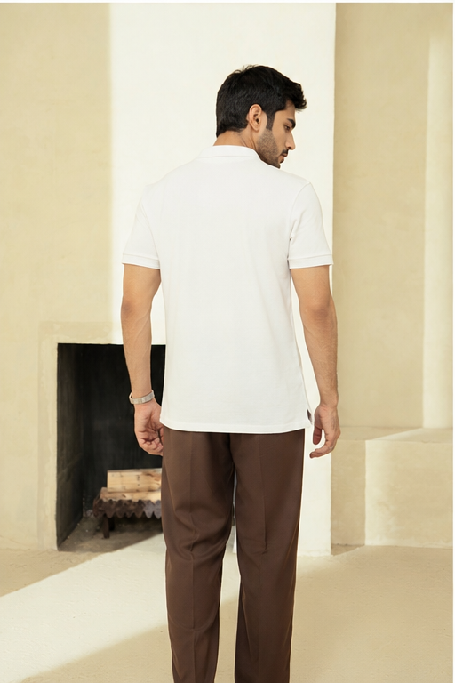 VALTRO PREMIUM ZIPPER POLO (WHITE)